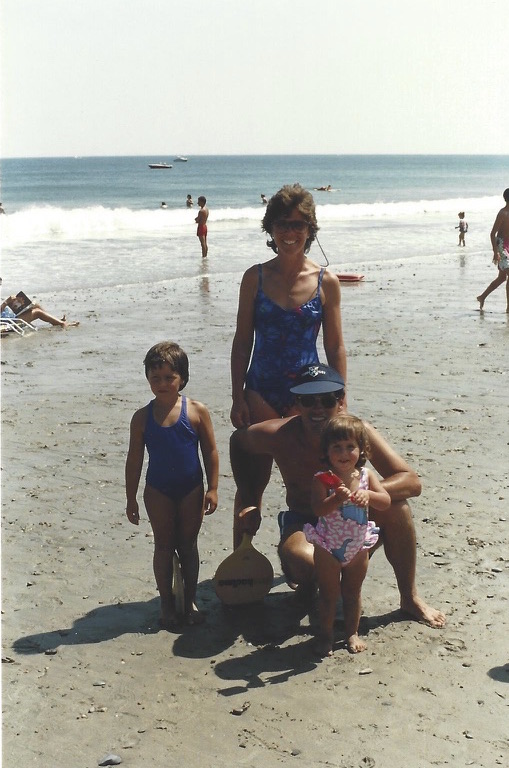 Mom Dad Katie Mary Beach