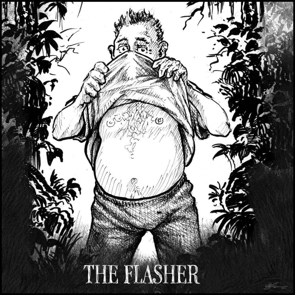 Hiking Trail Masking Fails  Panel 2 - The Flasher